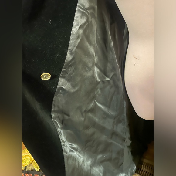 Vintage Donny Brook 100% Wool Black Coat - Picture 5 of 11